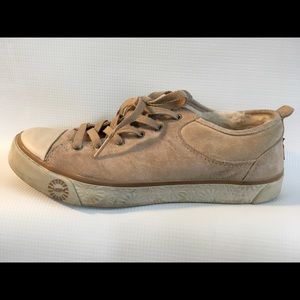 UGG gently worn shearling sneakers 6M